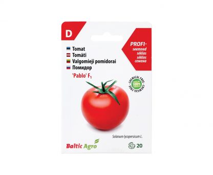 Valgomieji pomidorai „Pablo“ F1. 100% be chemikalų